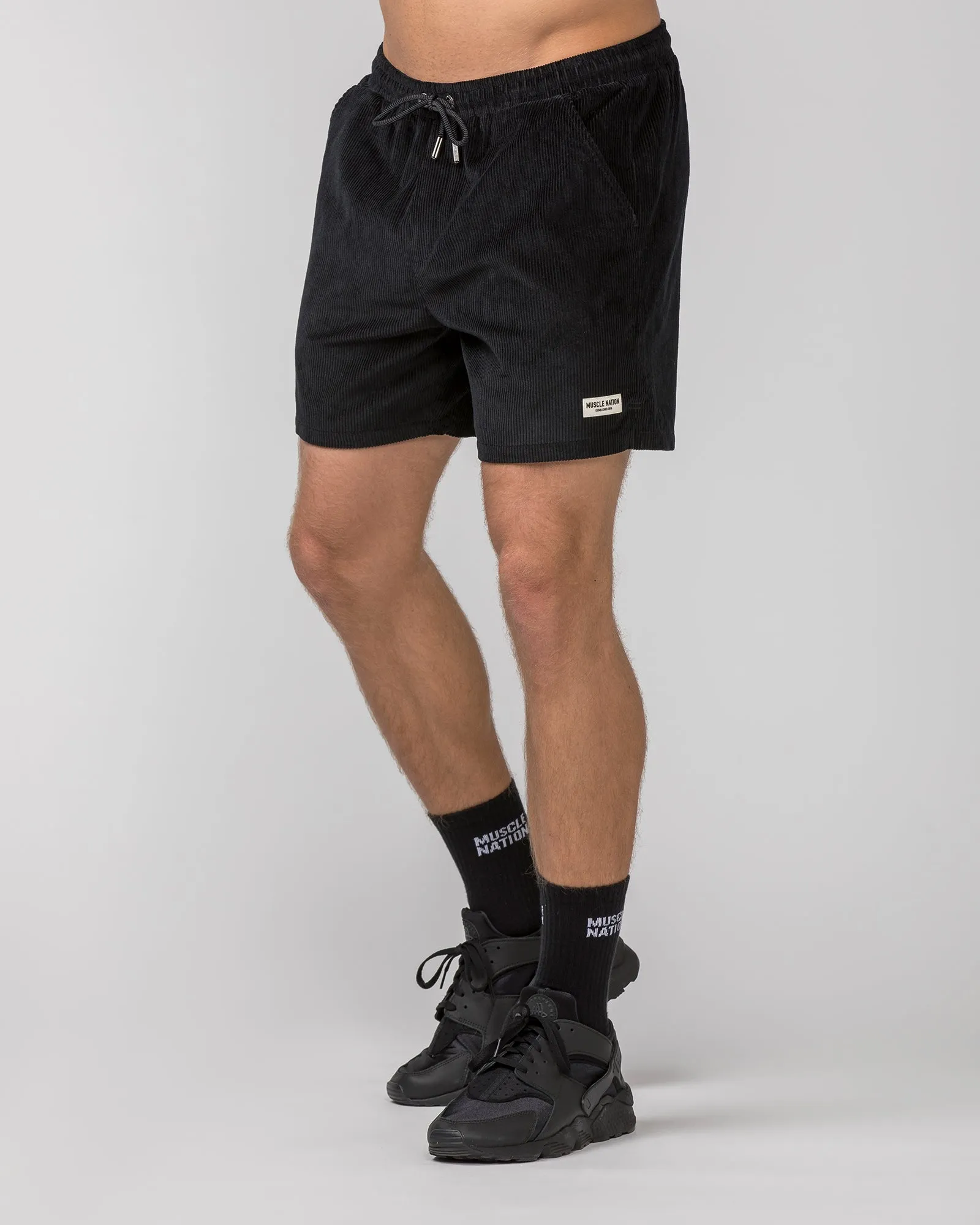 Daily Corduroy 5" Shorts - Black