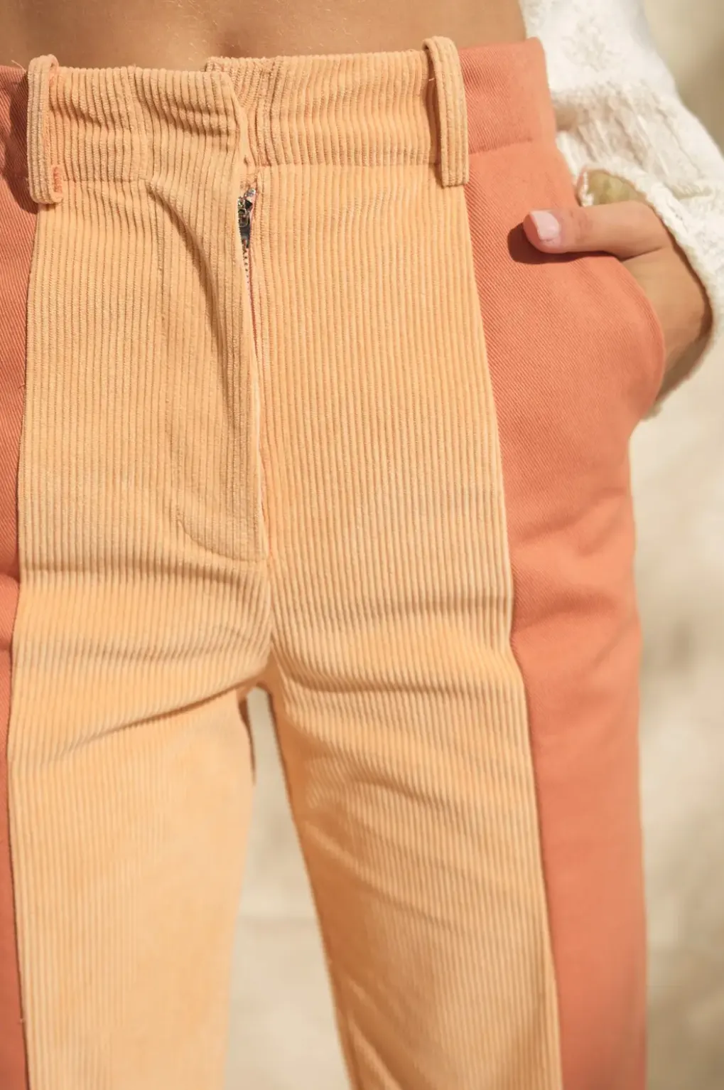 DANIELLE SPLIT PANEL PANTS