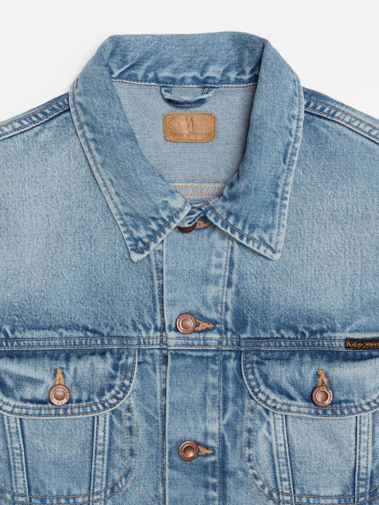 danny denim jacket desert in light blue