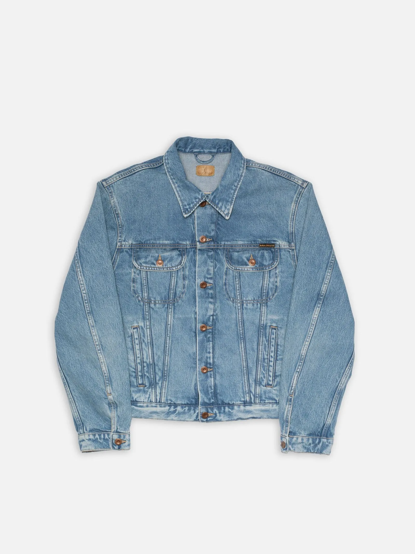 danny denim jacket desert in light blue