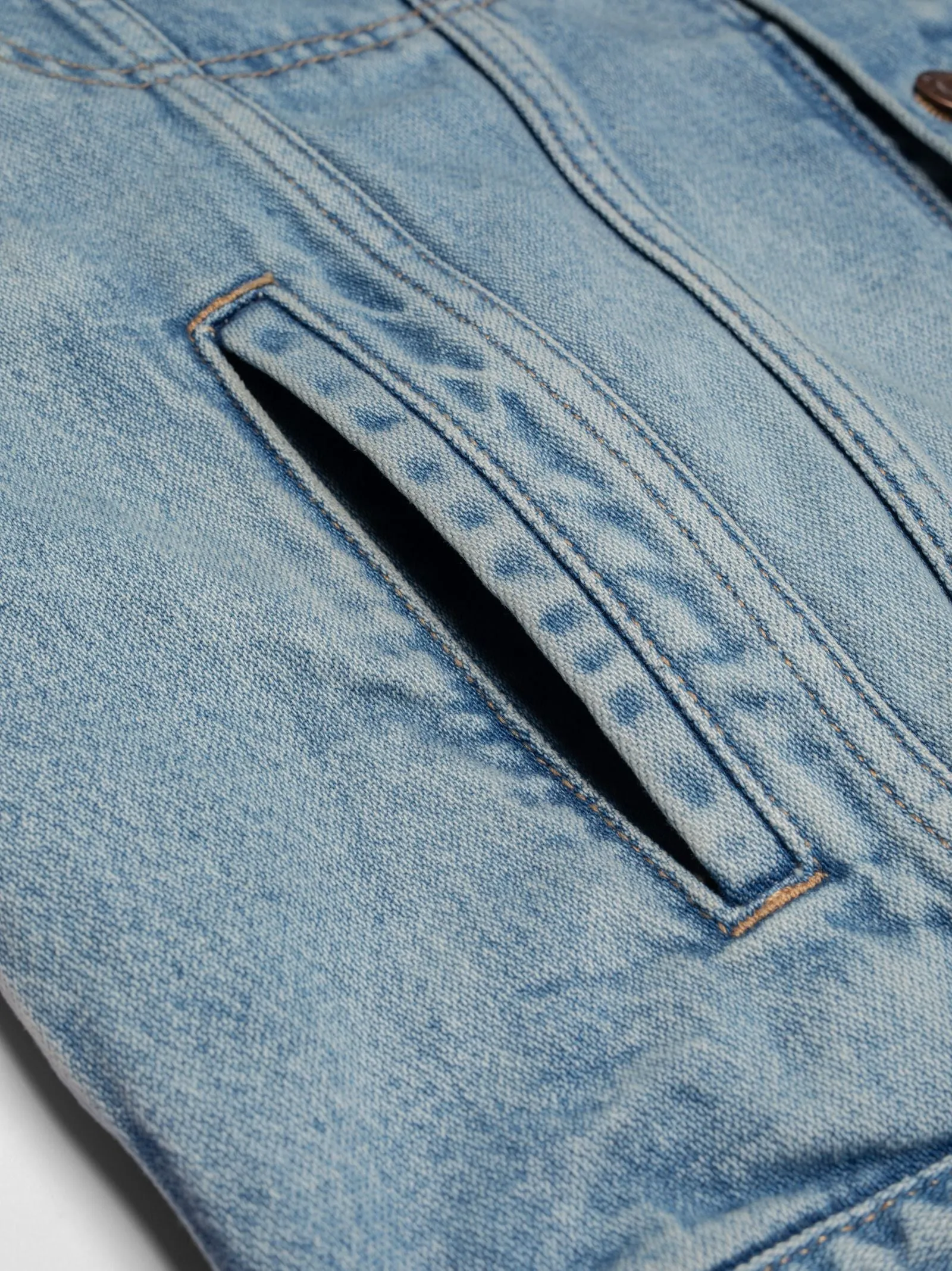 danny denim jacket desert in light blue