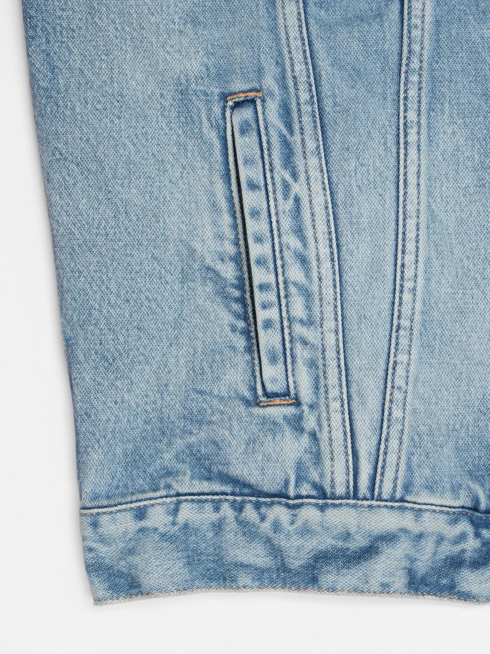 danny denim jacket desert in light blue