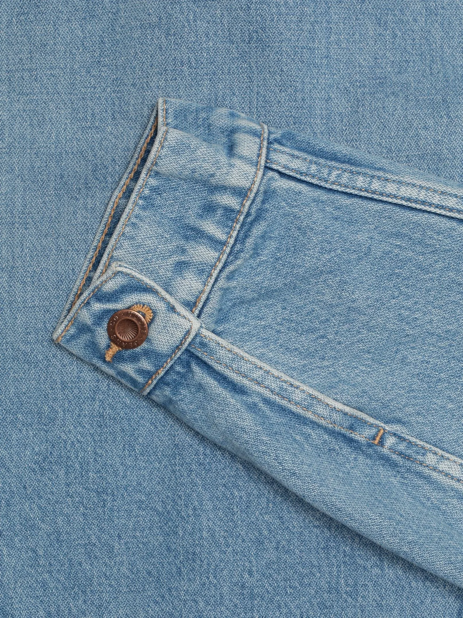 danny denim jacket desert in light blue