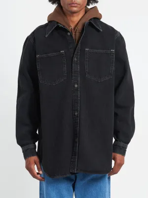 Denim Button-Up Shirt