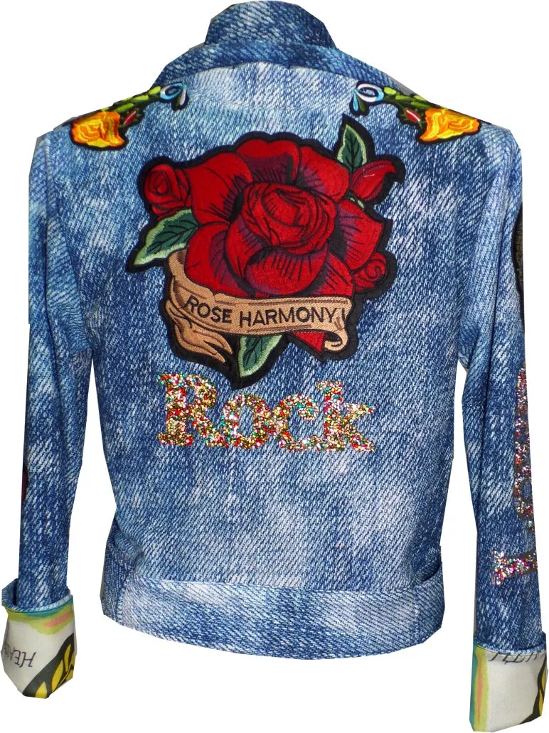 Denim Jacket with Applique