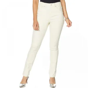 DG2 by Diane Gilman Women's Petite Virtual Stretch Destructed Skinny Jeans