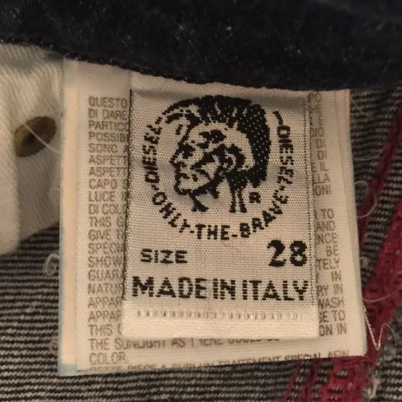 Diesel Industry Jeans Sz 28x30 Bootcut EUC