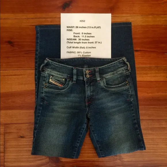 Diesel Industry Jeans Sz 28x30 Bootcut EUC