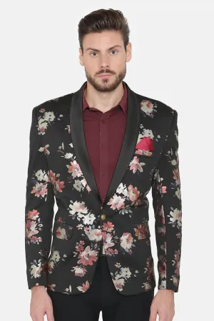 Digital Rayon Print MulticolouRed Tuxedo