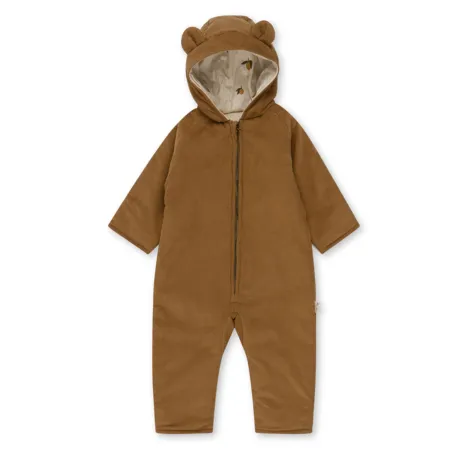 Dijon Corduroy Teddy Onesie Suit with Hood
