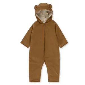 Dijon Corduroy Teddy Onesie Suit with Hood