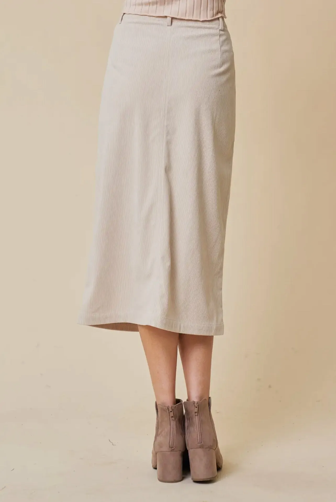 Doe & Rae Corduroy Skirt