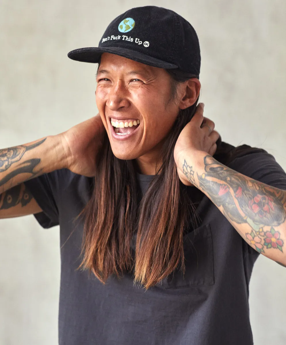 Don't Fuck This Up Cord 5-Panel Hat - FINAL SALE