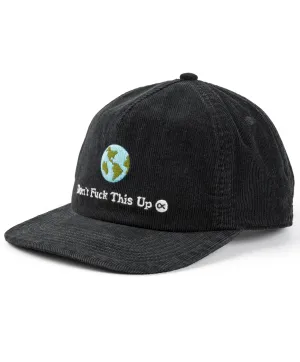 Don't Fuck This Up Cord 5-Panel Hat - FINAL SALE