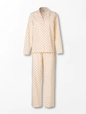 Dot Pyjamas Set - Pink