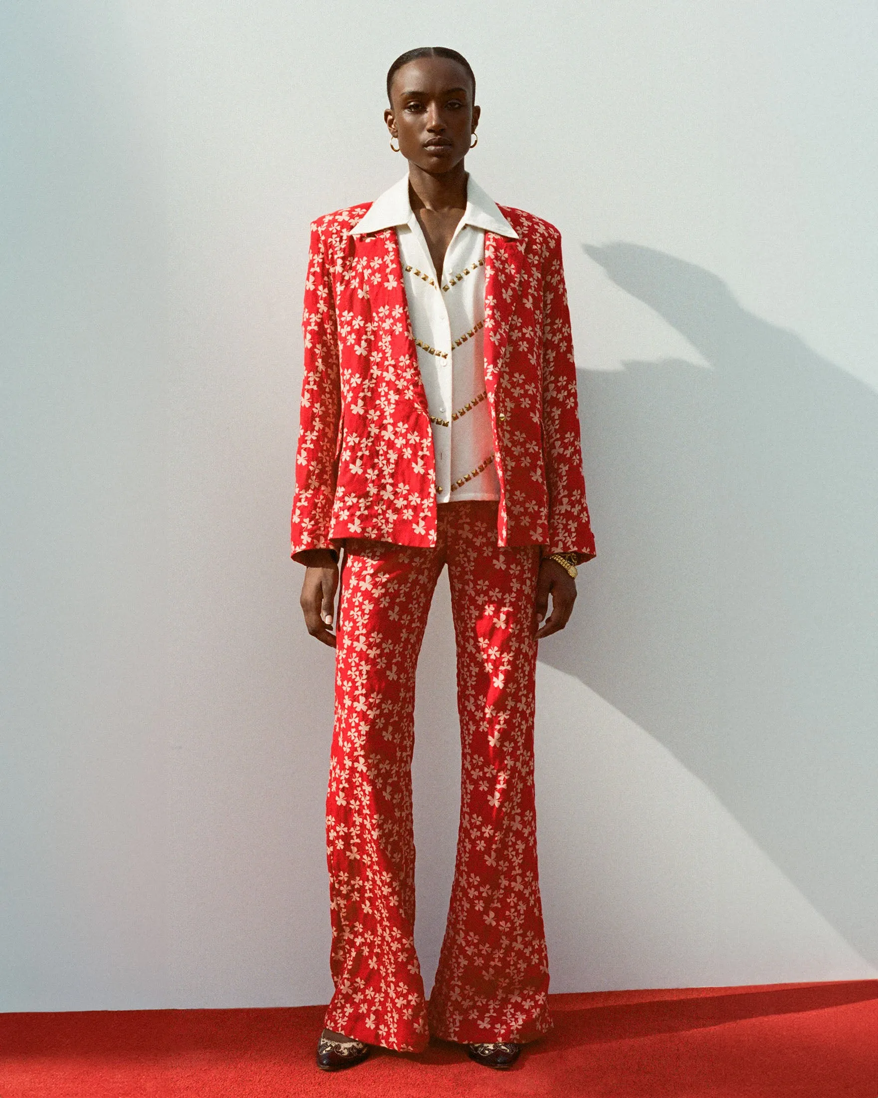 Dree Crimson Clover Blazer