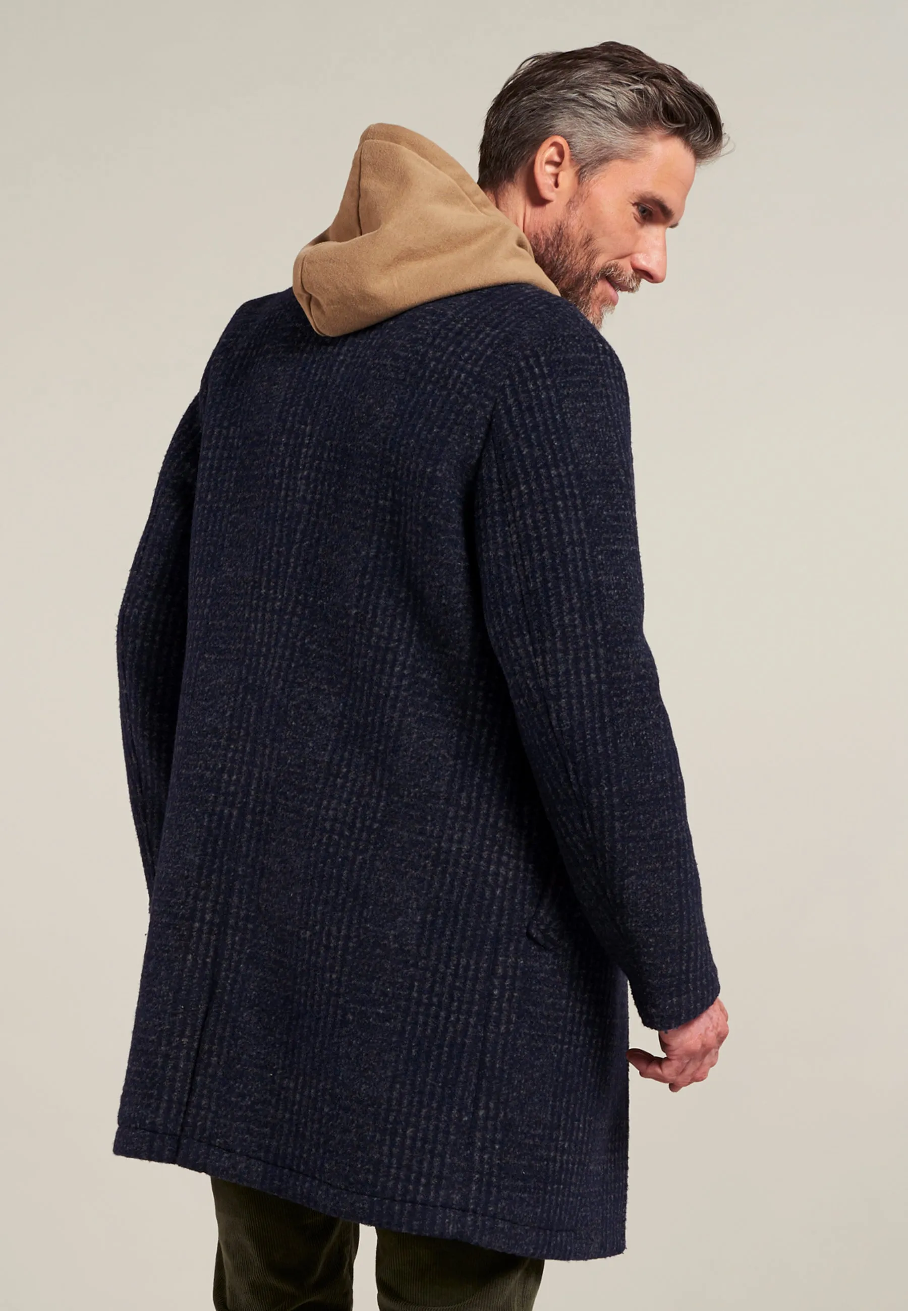 DSZ BONDED WOOL COAT