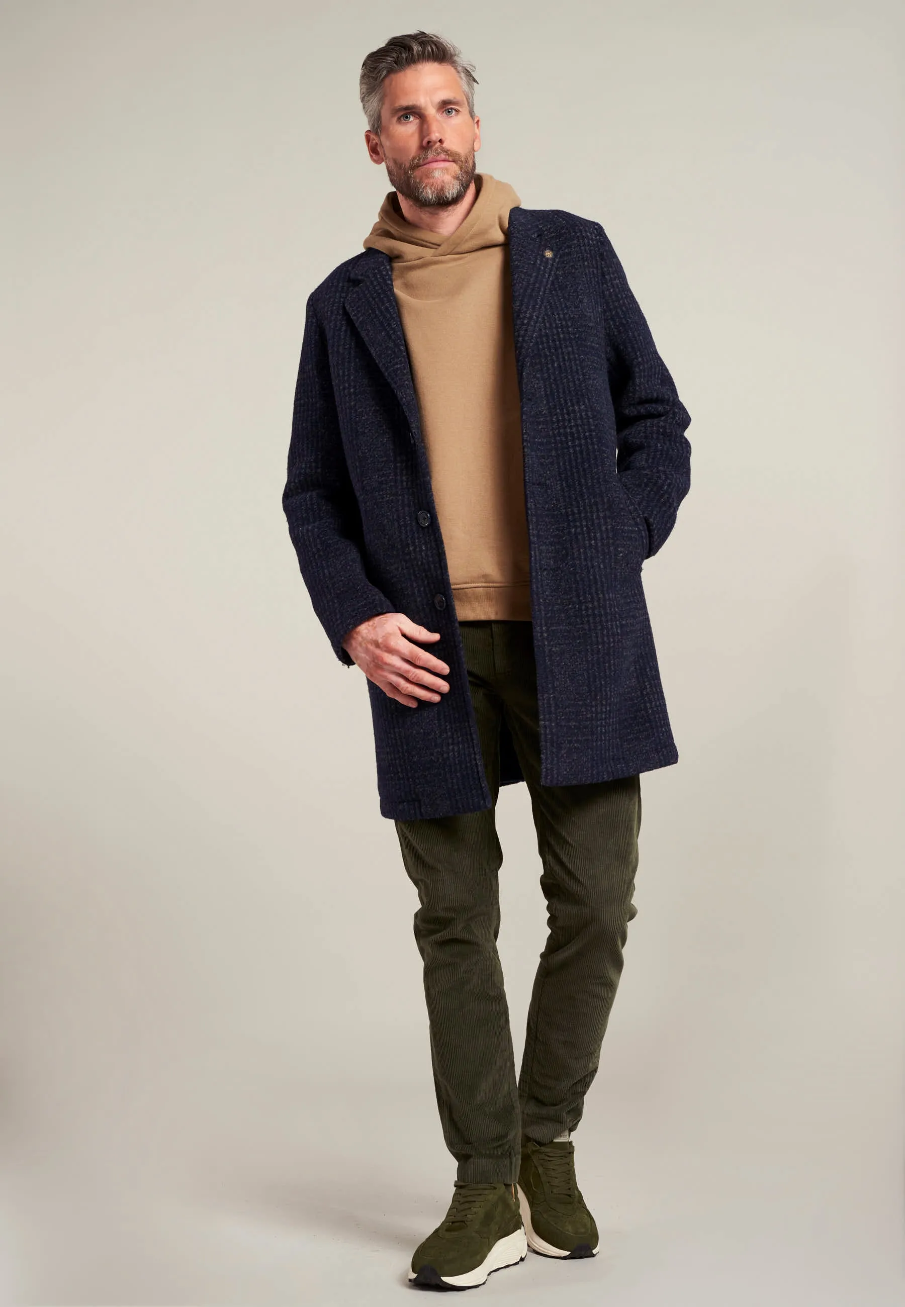 DSZ BONDED WOOL COAT