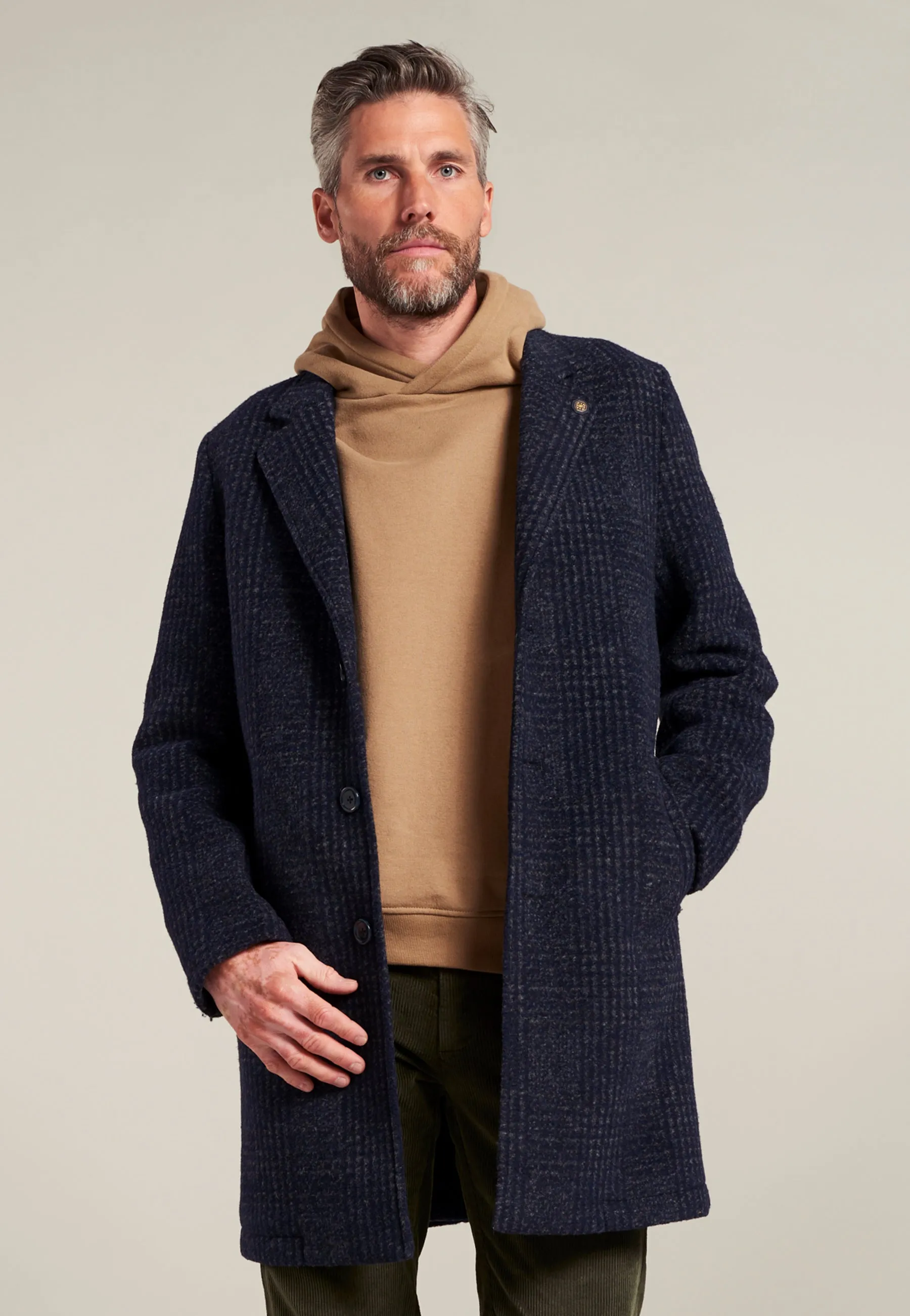 DSZ BONDED WOOL COAT