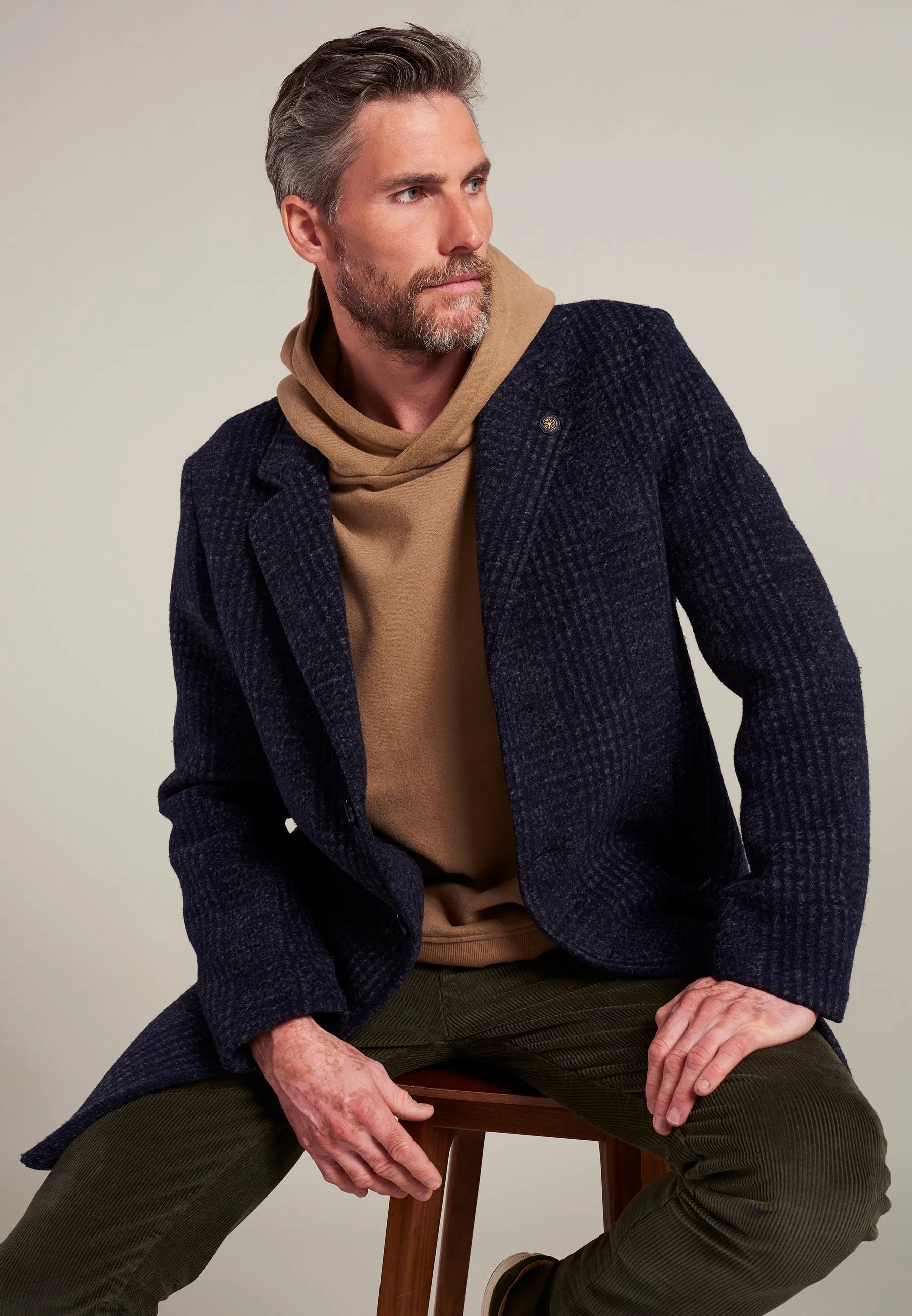 DSZ BONDED WOOL COAT