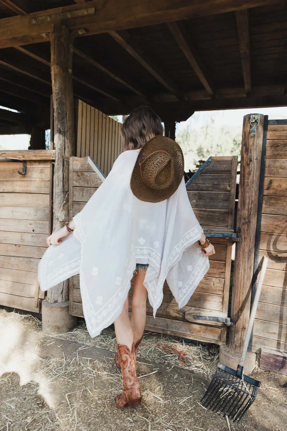 Embroidered Floral Kimonos w/ Sleeves.