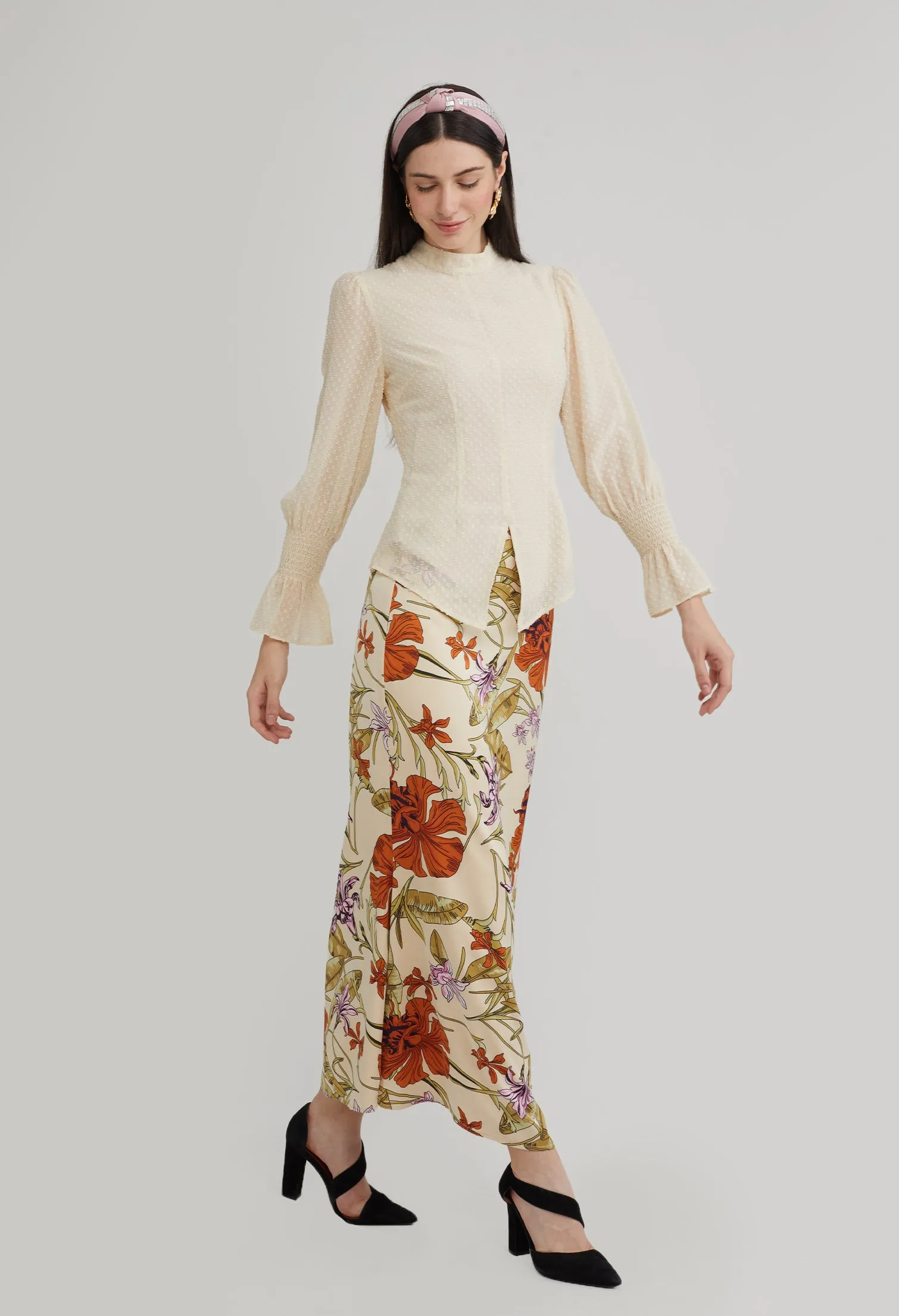 Embroidered Floral Top