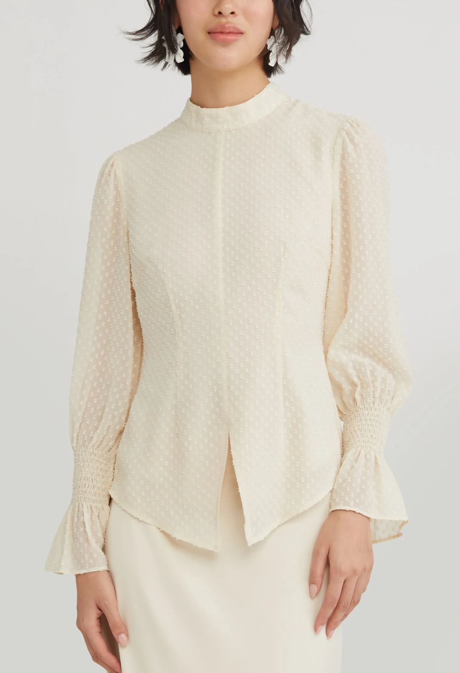 Embroidered Floral Top