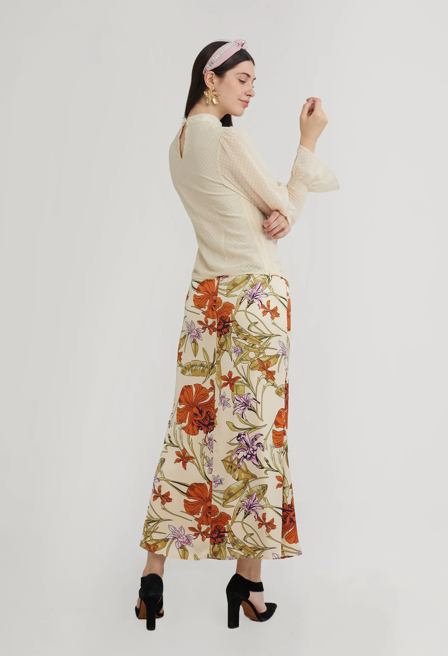 Embroidered Floral Top