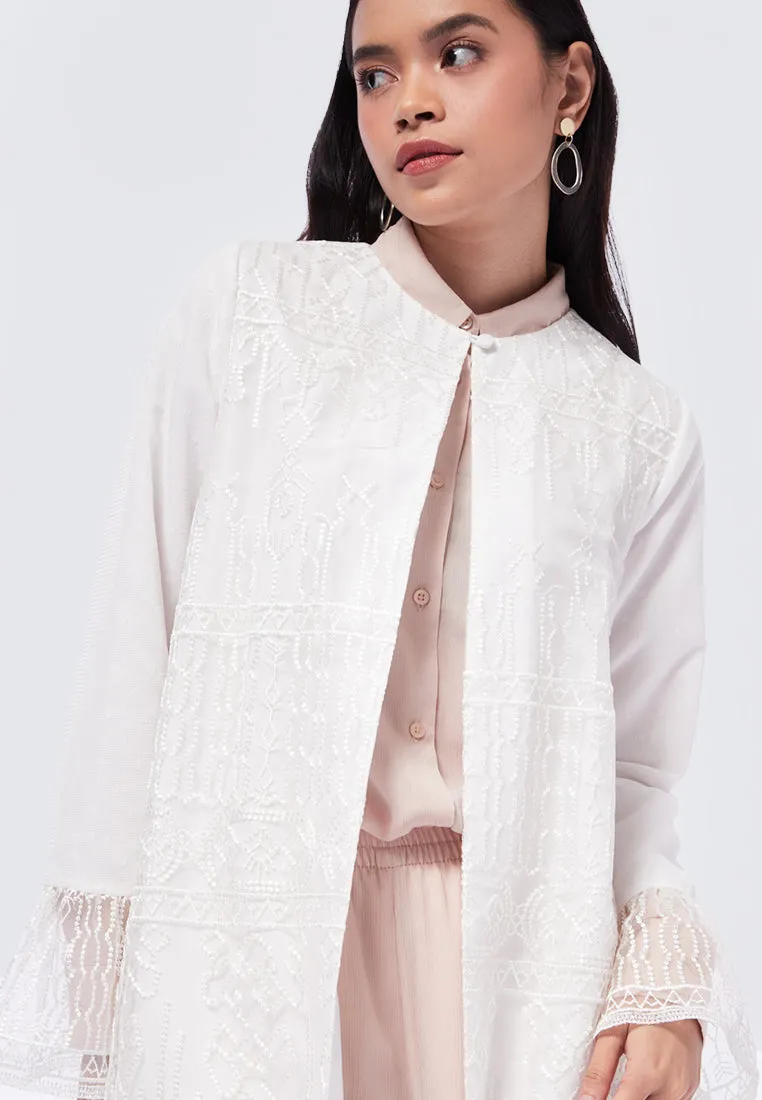 Embroidered Long Sleeves Outer