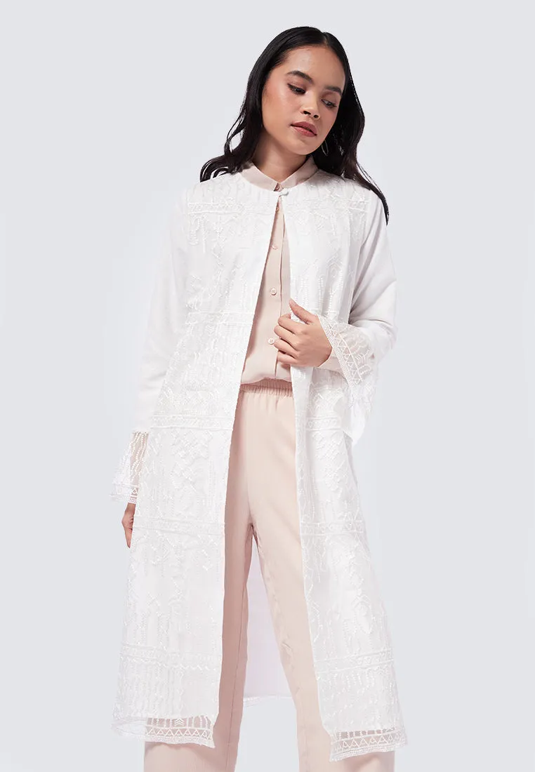 Embroidered Long Sleeves Outer