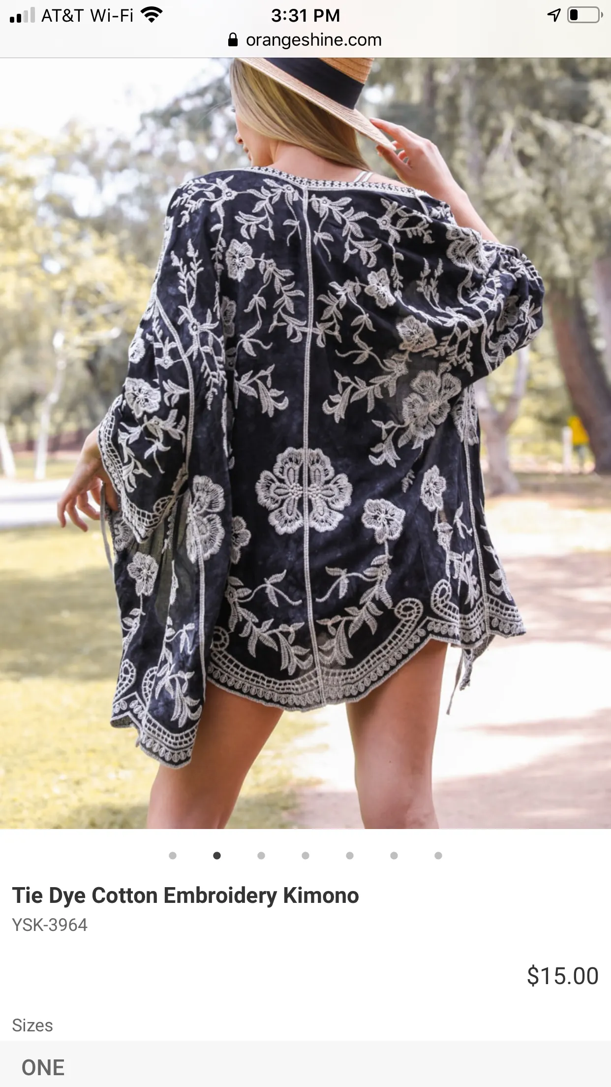 Embroidered, Tie Dye, kimono