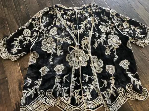 Embroidered, Tie Dye, kimono