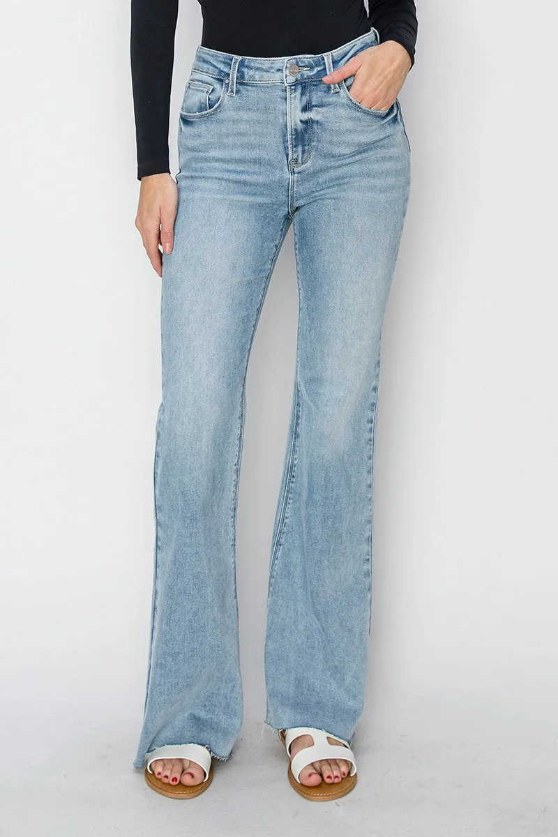 Ezra- High Rise Bootcut Jeans