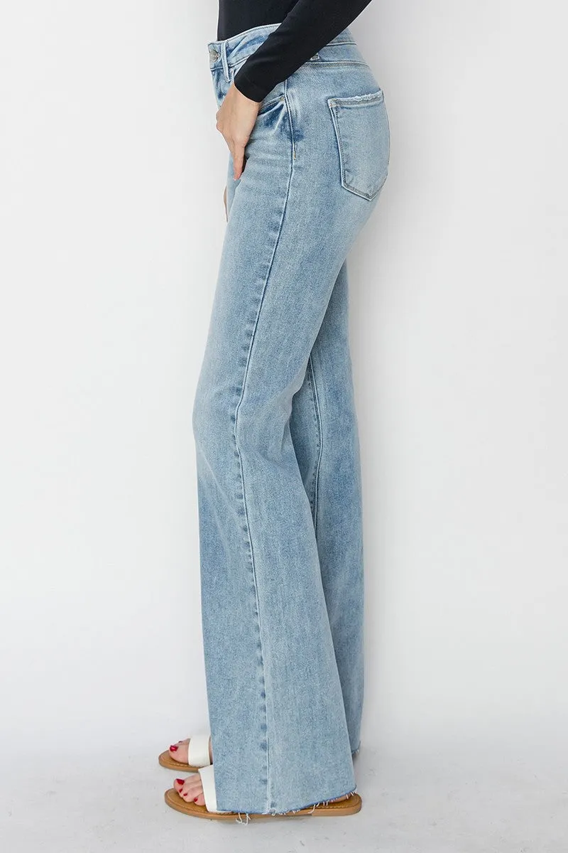 Ezra- High Rise Bootcut Jeans