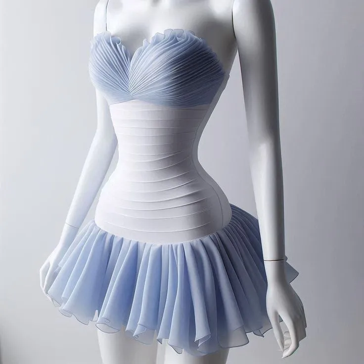 Fairy Sweetheart A-Line Chiffon Short Party Dress Homecoming Dress, DP4822