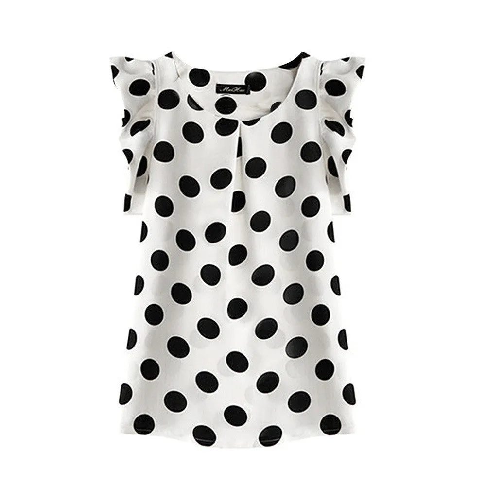 Fashion Women Casual Chiffon Shirt Tops