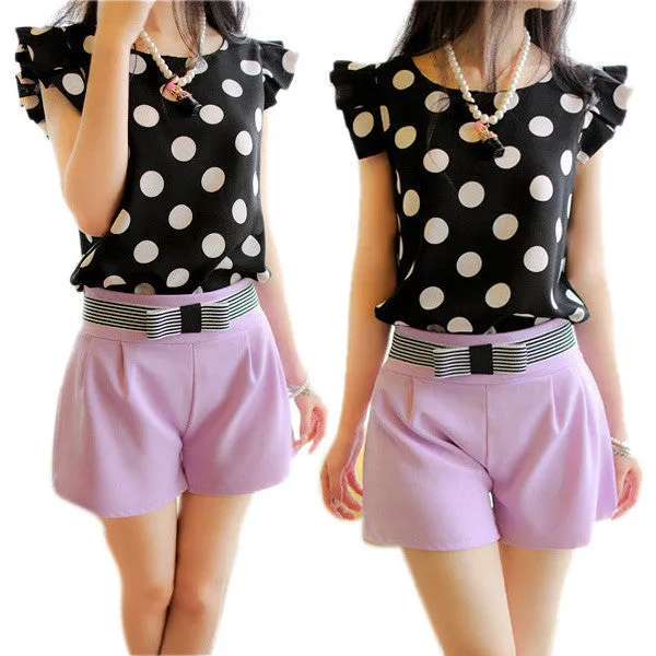 Fashion Women Casual Chiffon Shirt Tops