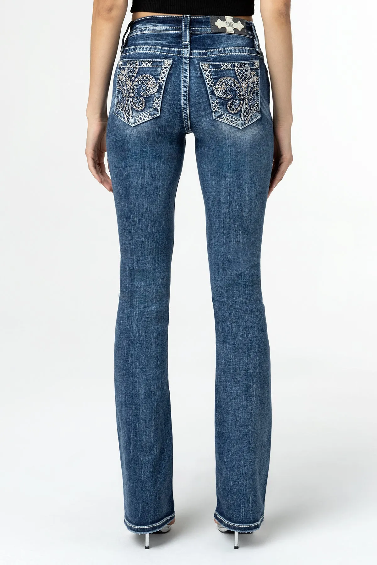Fleur Glass Bootcut Jeans