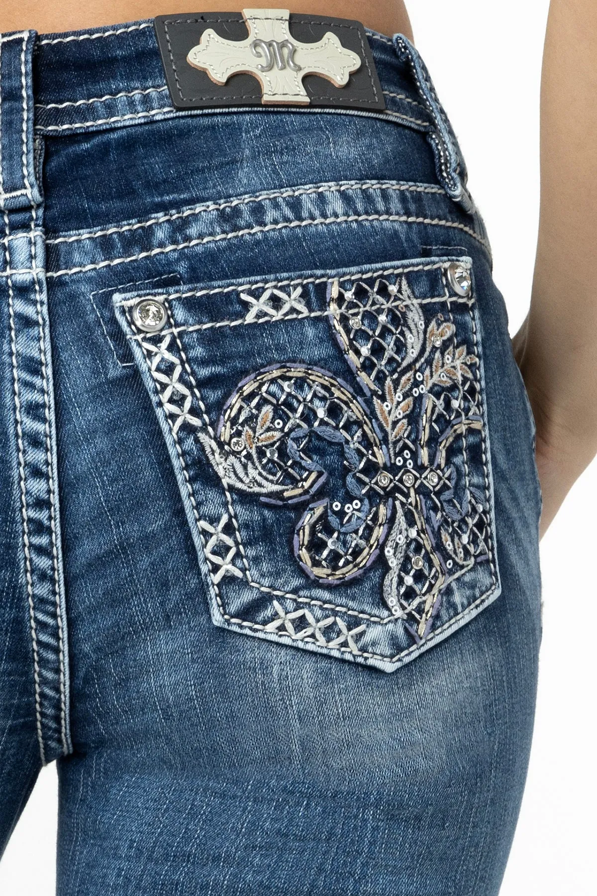Fleur Glass Bootcut Jeans