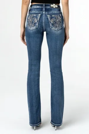 Fleur Glass Bootcut Jeans