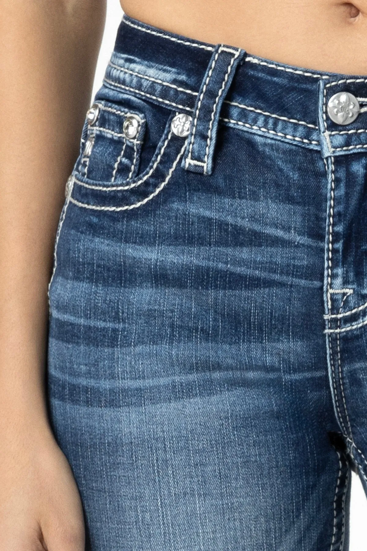 Fleur Glass Bootcut Jeans