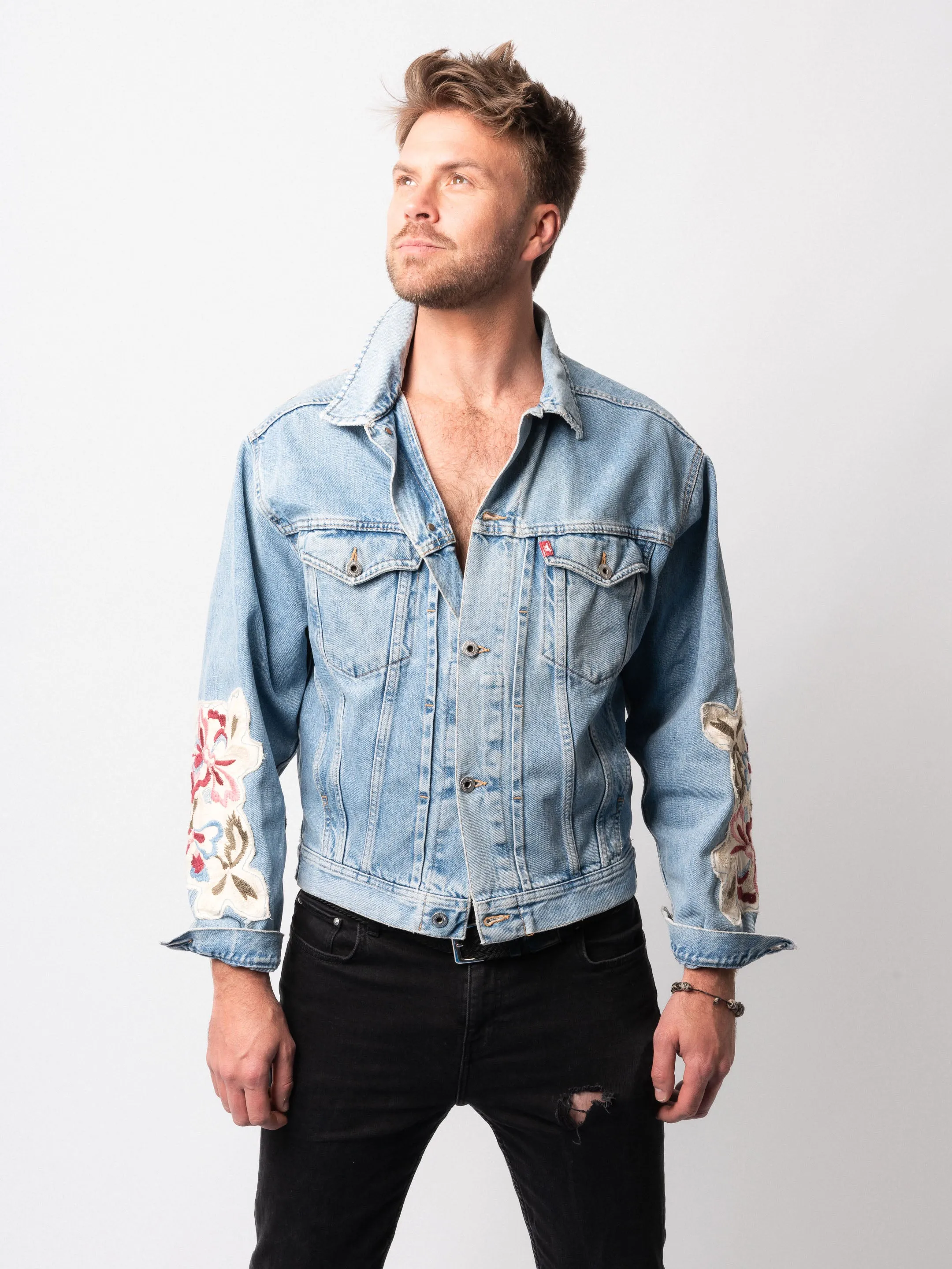 Flora Denim Jacket