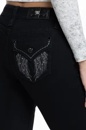 Flying Black Bootcut Jeans