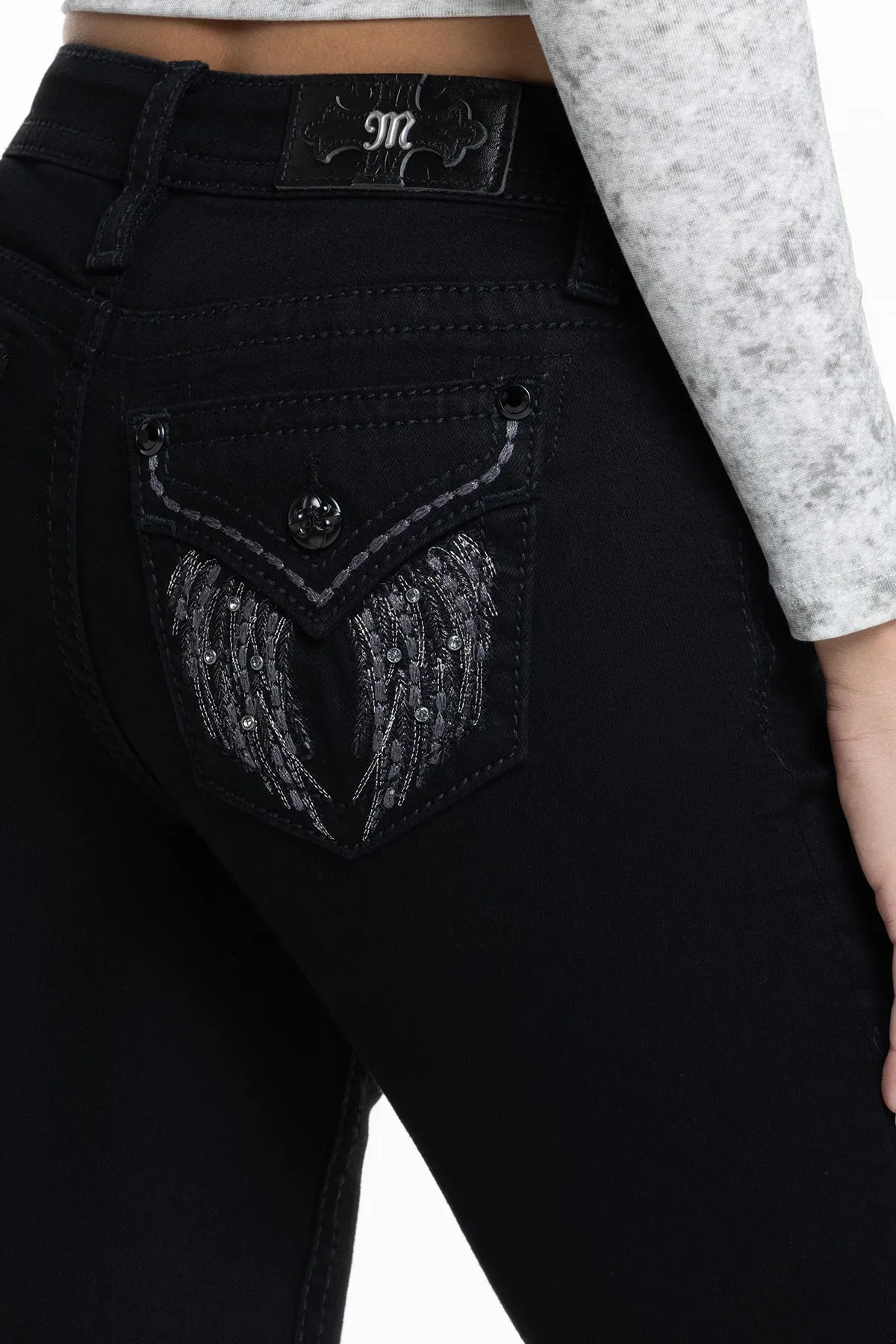 Flying Black Bootcut Jeans