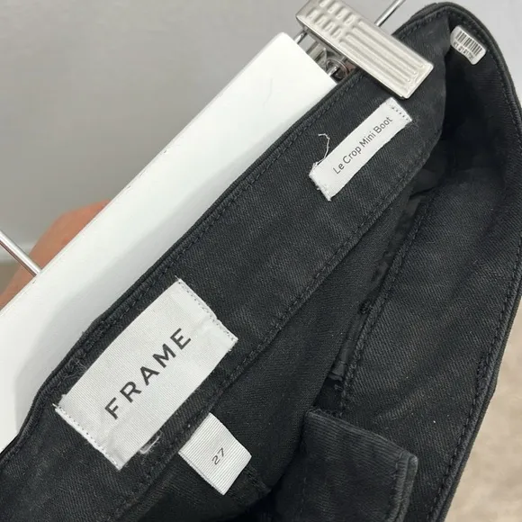Frame Le Crop Mid-Rise Bootcut Jeans size 27 Kickboot