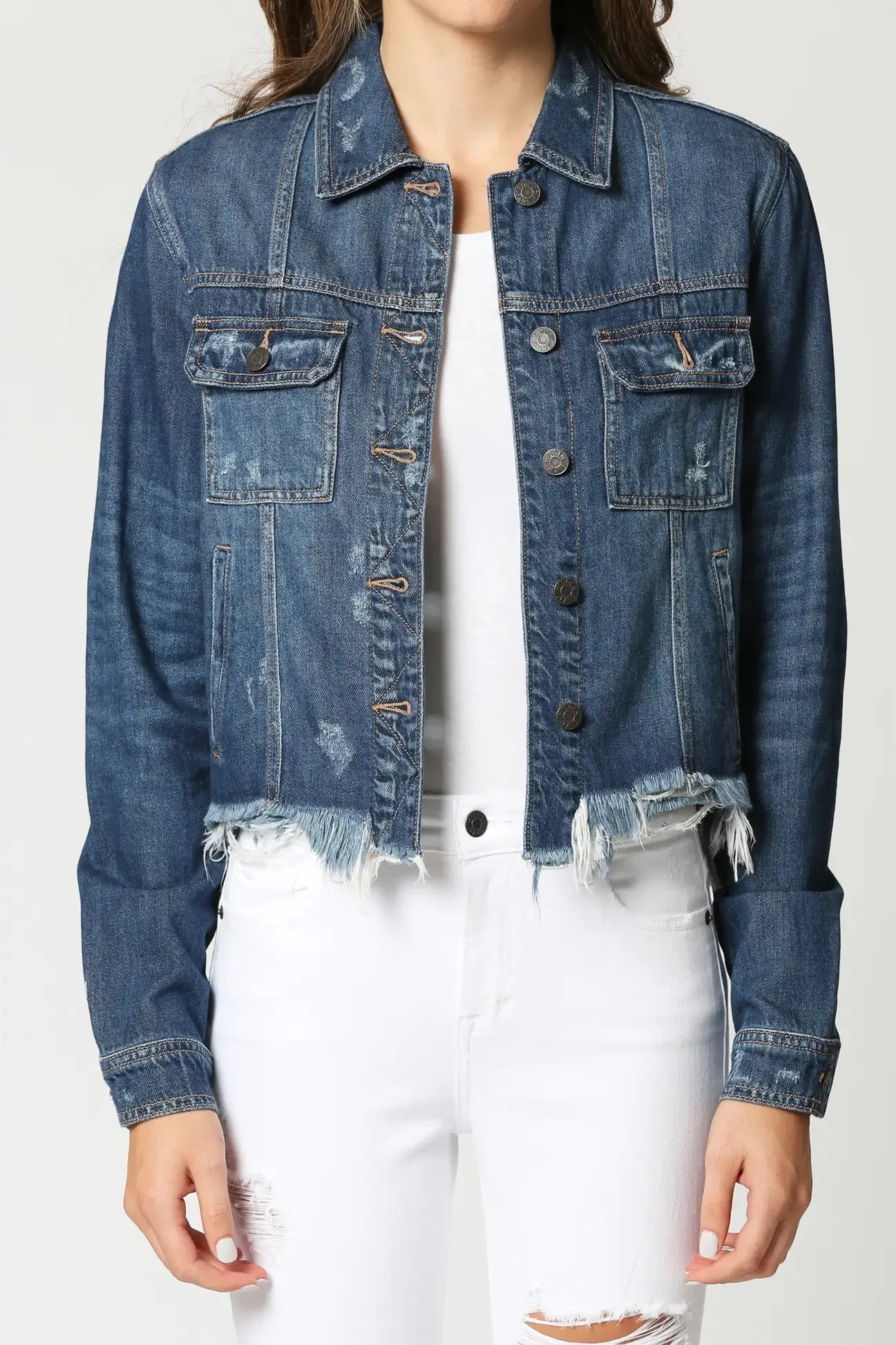 Fray Denim Jacket