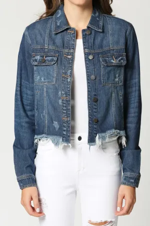 Fray Denim Jacket