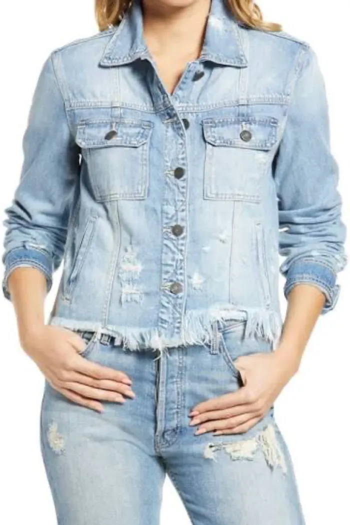 Fray Denim Jacket
