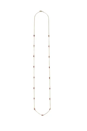 Freestyle Necklace with Pink Oval Tourmalines