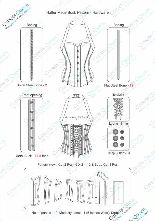 Freya Halter Neck Corset